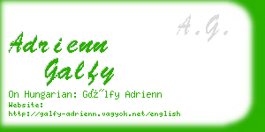 adrienn galfy business card